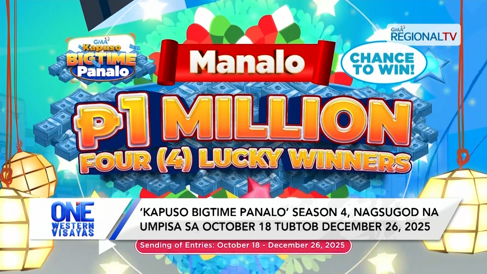 ‘Kapuso Bigtime Panalo’ season 4, nagsugod na tubtob December 26, 2025 | One Western Visayas