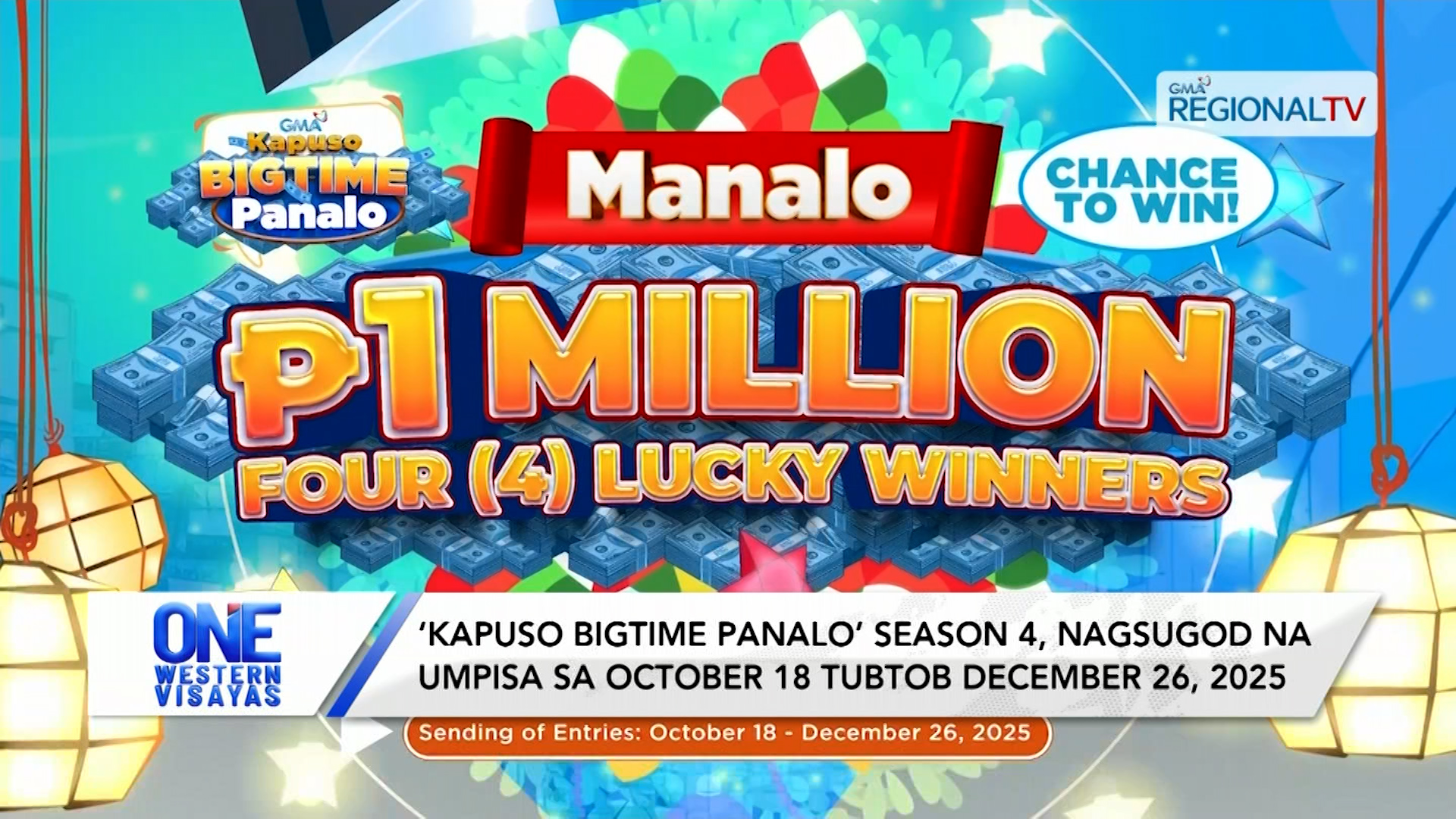 ‘Kapuso Bigtime Panalo’ season 4, nagsugod na tubtob December 26, 2025 | One Western Visayas
