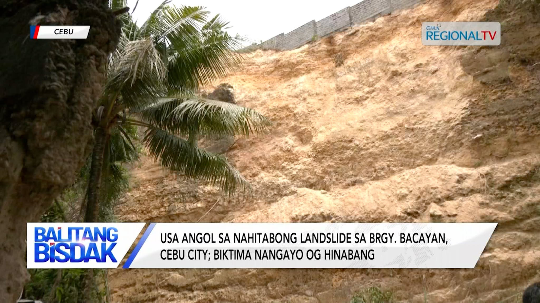 Usa Angol sa Landslide sa Brgy. Bacayan, Cebu City | Balitang Bisdak