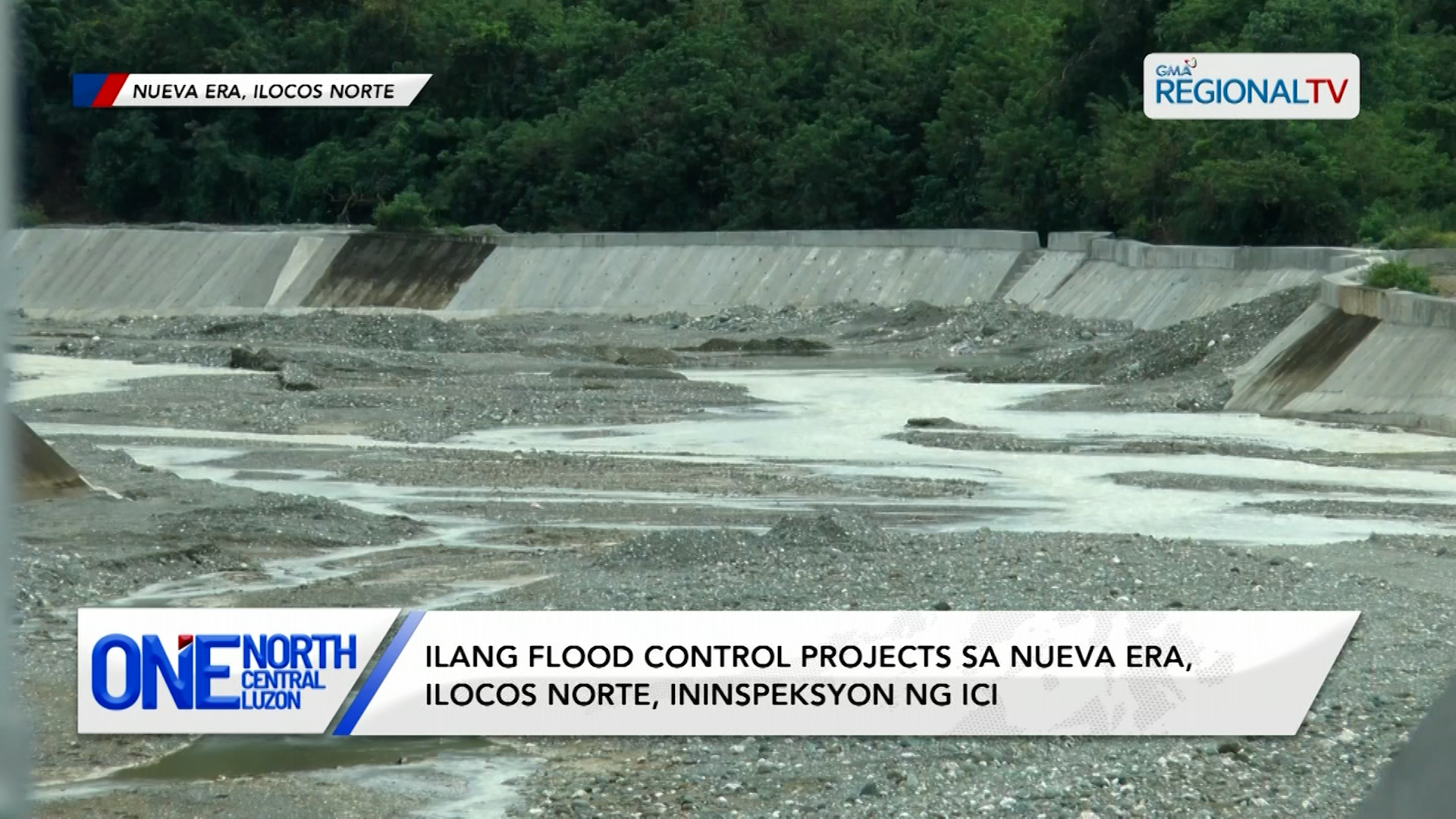 Ilang flood control projects sa Nueva Era, Ilocos Norte, ininspeksyon | One North Central Luzon