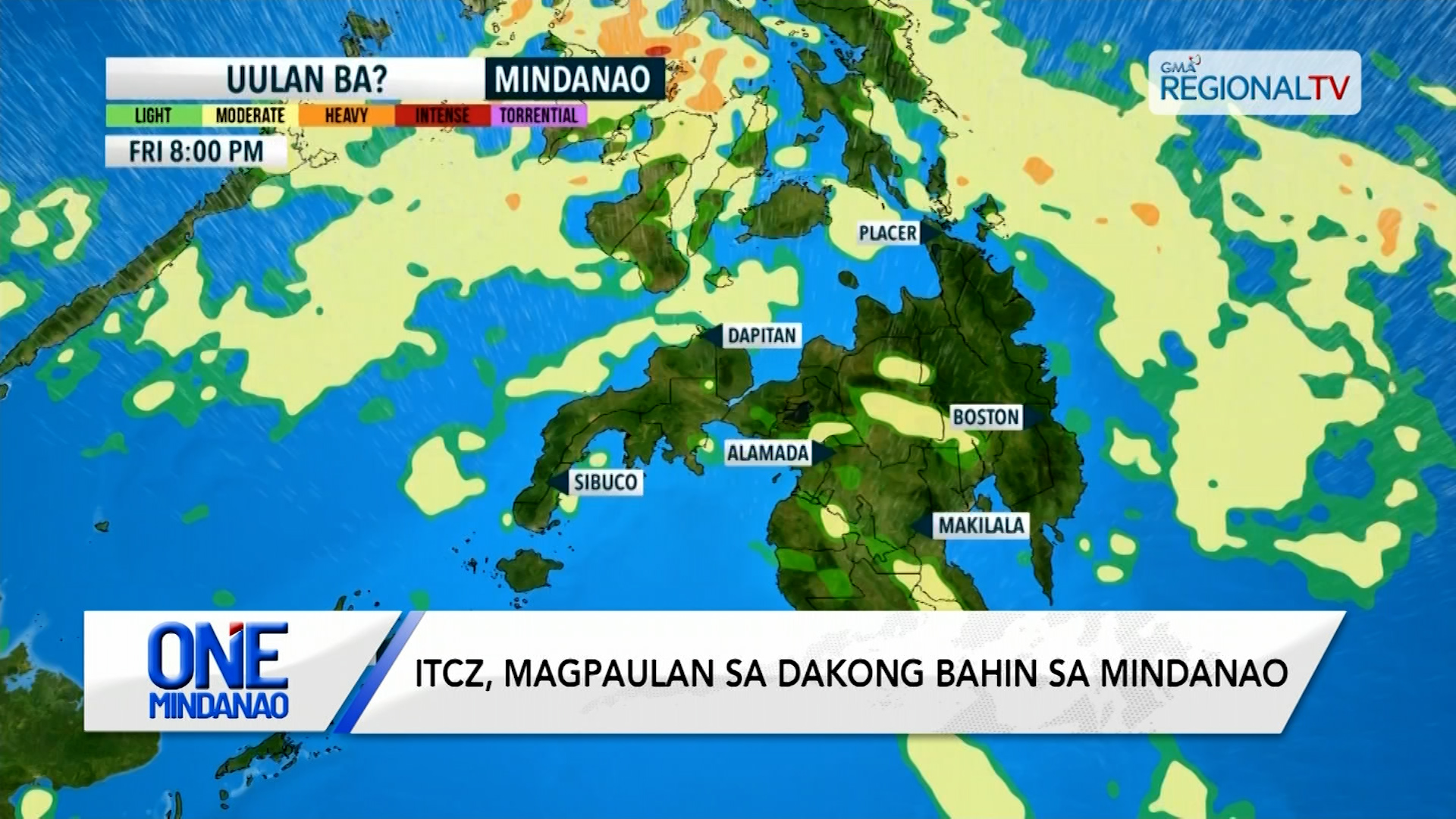 ITCZ, magpaulan sa dakong bahin sa Mindanao | One Mindanao