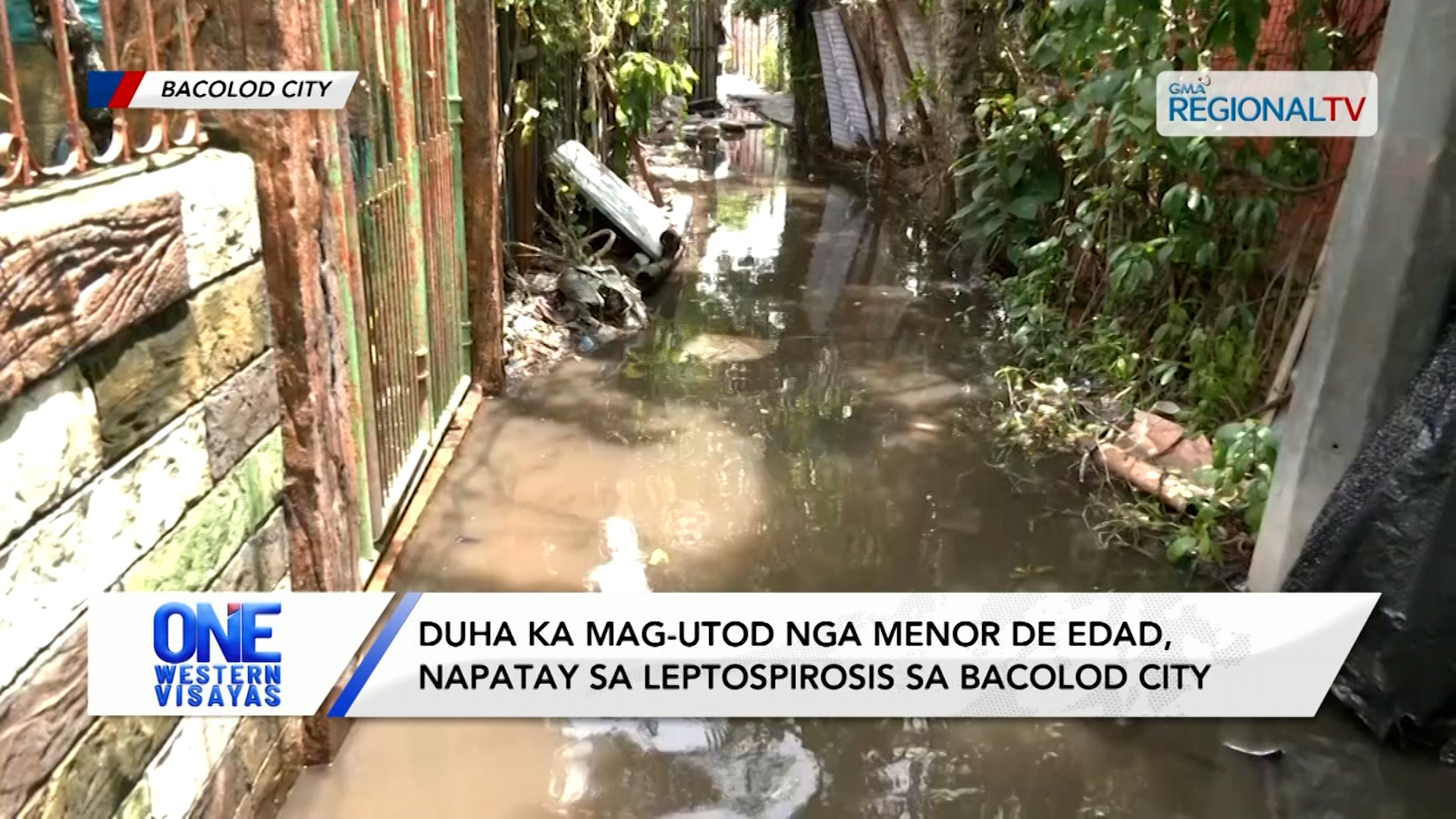 Duha ka mag-utod nga menor de edad, napatay sa leptospirosis sa Bacolod City | One Western Visayas