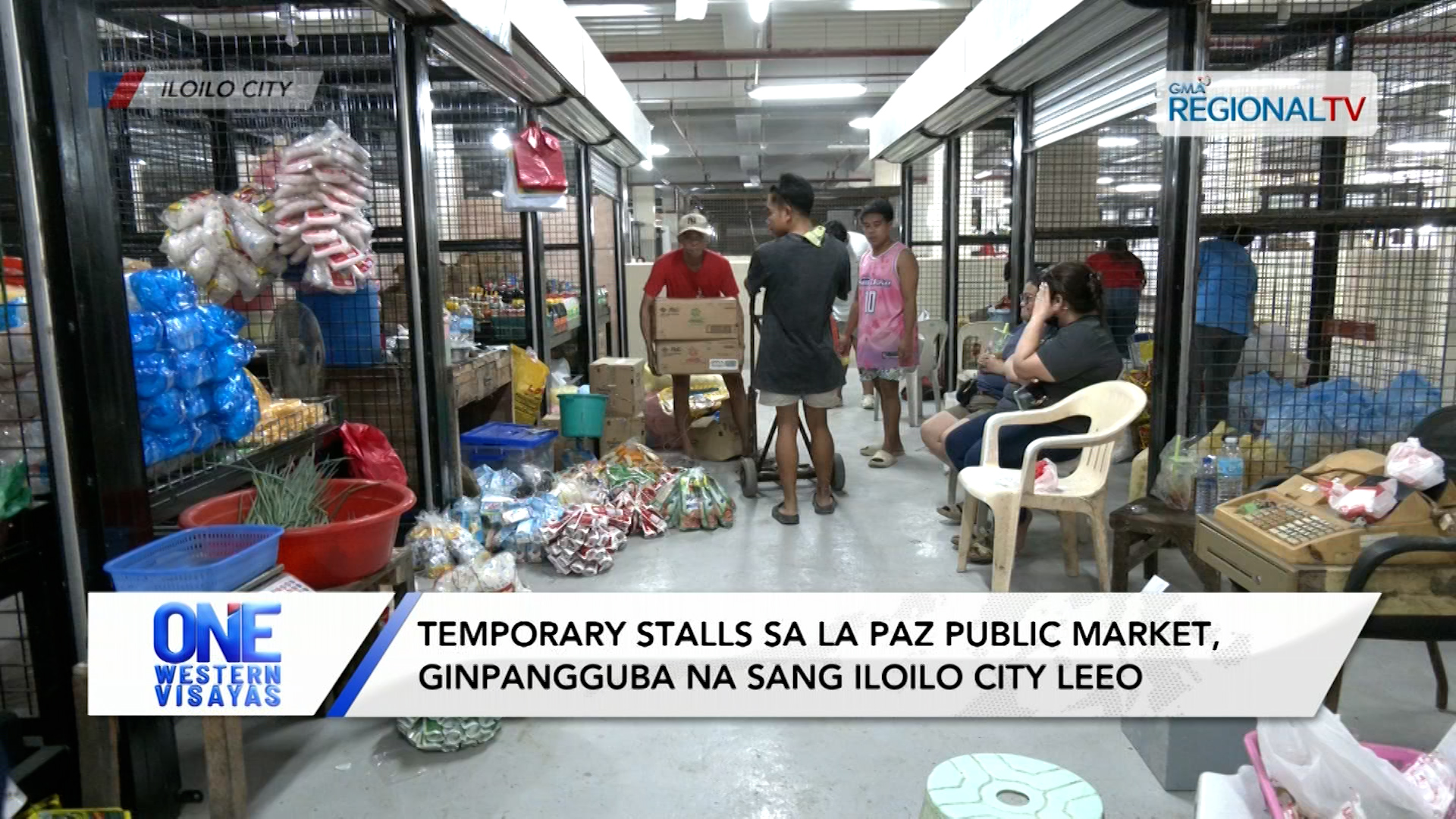 Temporary stalls sa La Paz Public Market, ginpangguba na sang Iloilo City LEEO | One Western Visayas