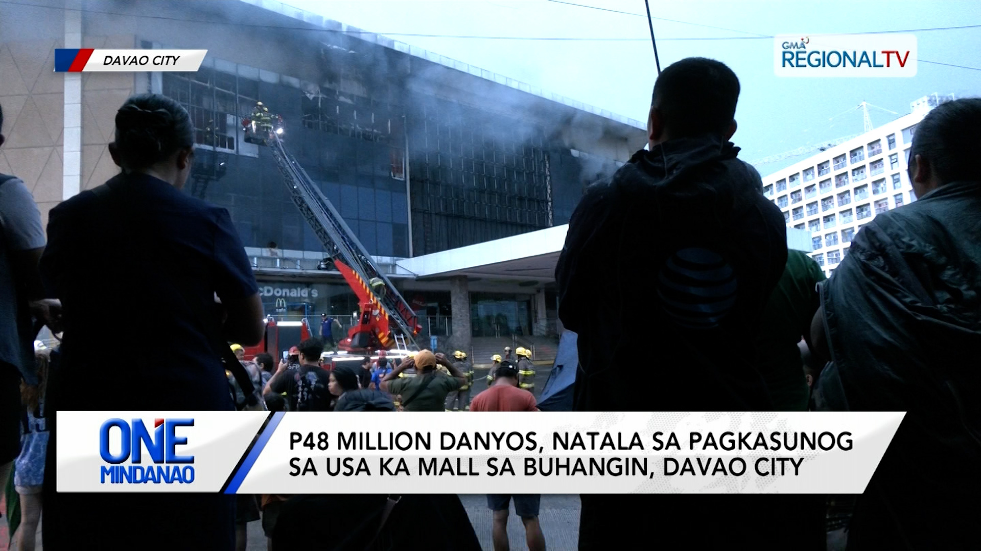 P48 million danyos, natala sa pagkasunog sa usa ka mall sa Davao City | One Mindanao