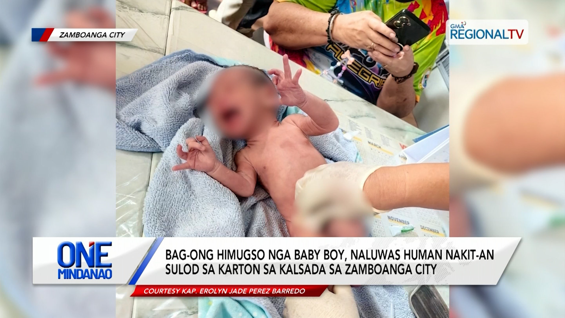 Bag-ong himugso nga baby, naluwas human nakit-an sulod sa karton | One Mindanao