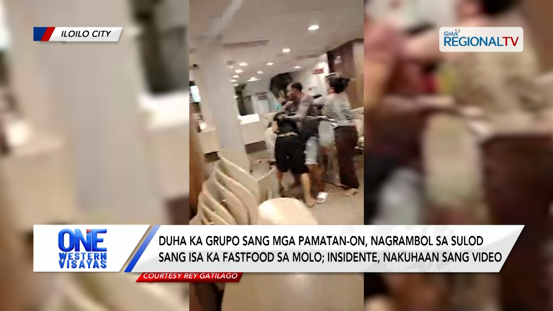 Duha ka grupo, nagrambol sa sulod sang sa isa ka fastfood sa Molo | One Western Visayas