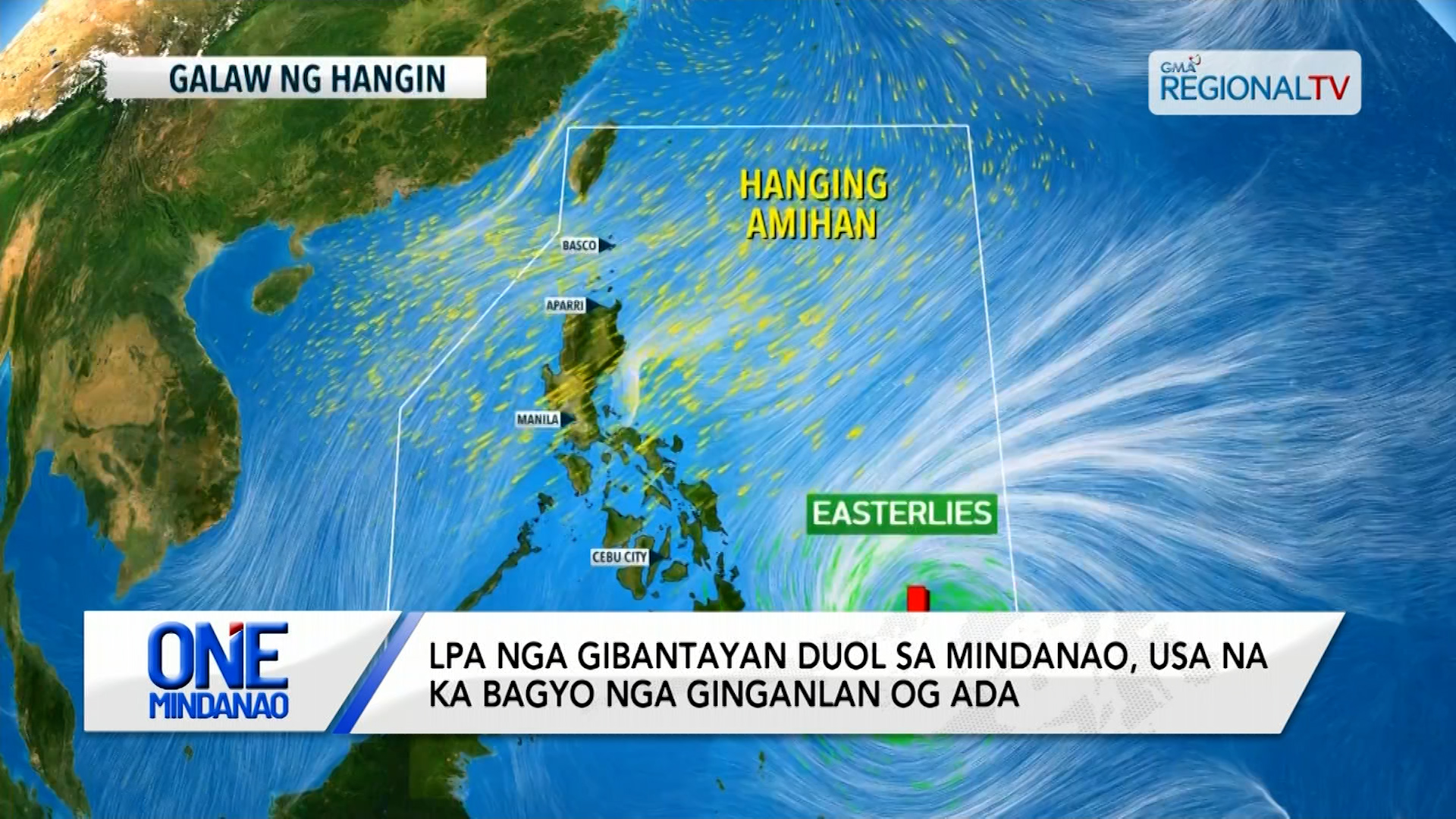 LPA nga gibantayan duol sa Mindanao, usa na ka bagyo | One Mindanao