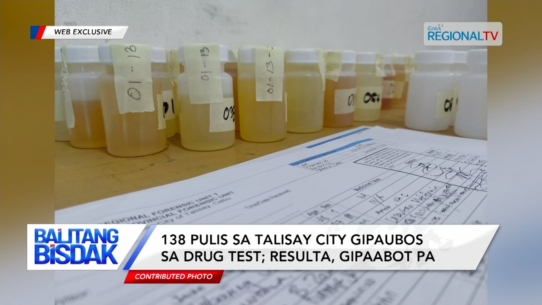 138 Pulis sa Talisay City Gipaubos sa Drug Test; Resulta, Gipaabot Pa | Balitang Bisdak