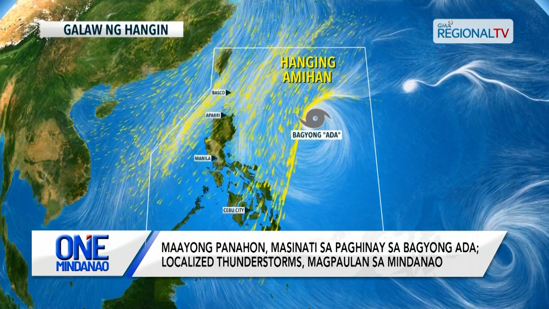 Maayong panahon, masinati sa paghinay sa bagyong Ada | One Mindanao