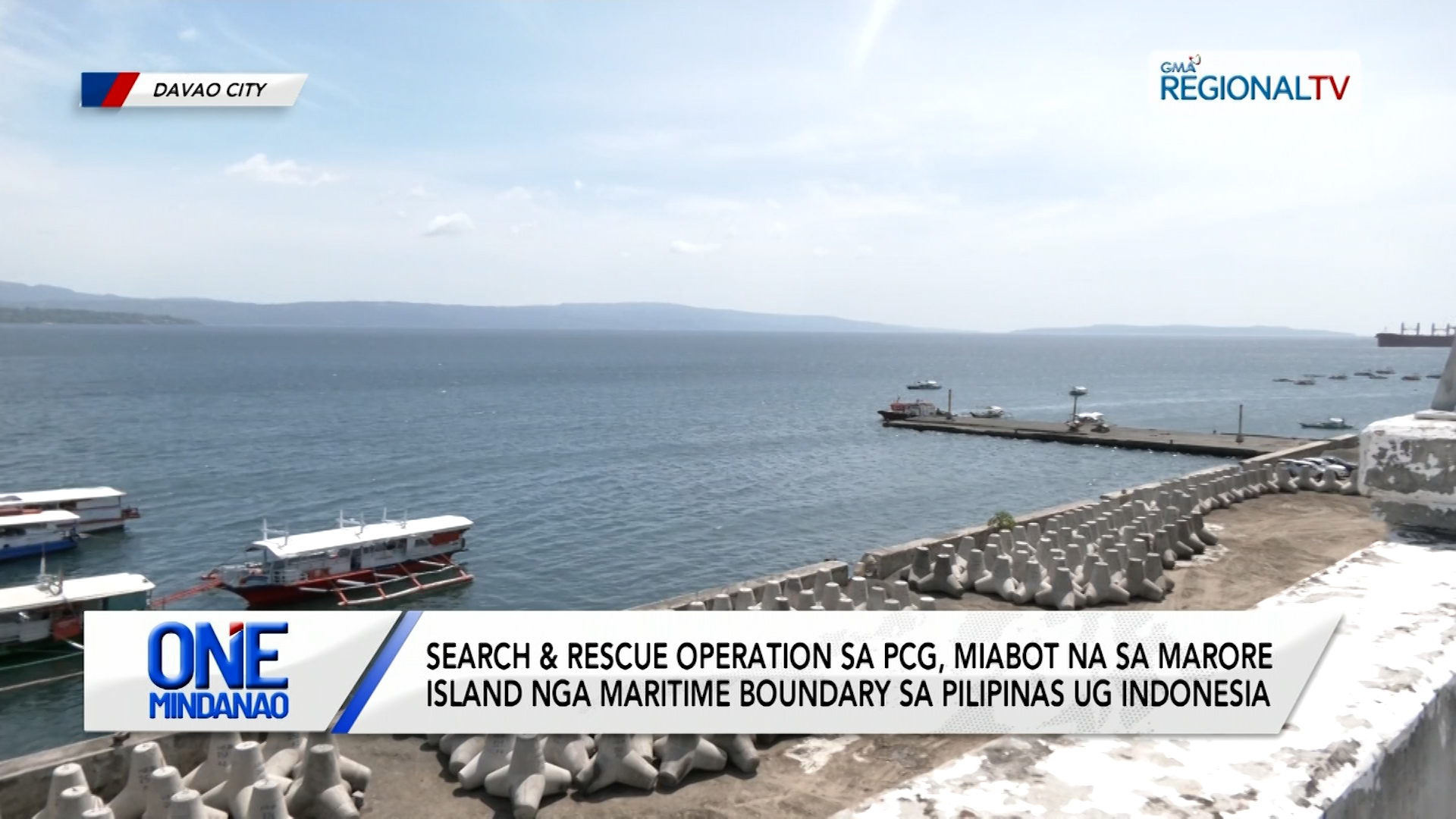 Search & Rescue Operation sa PCG, miabot na sa Marore Island | One Mindanao