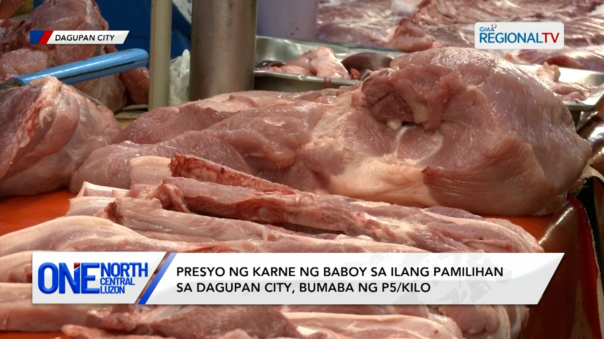 Presyo ng karne ng baboy sa ilang pamilihan, bumaba ng P5/kilo | One North Central Luzon