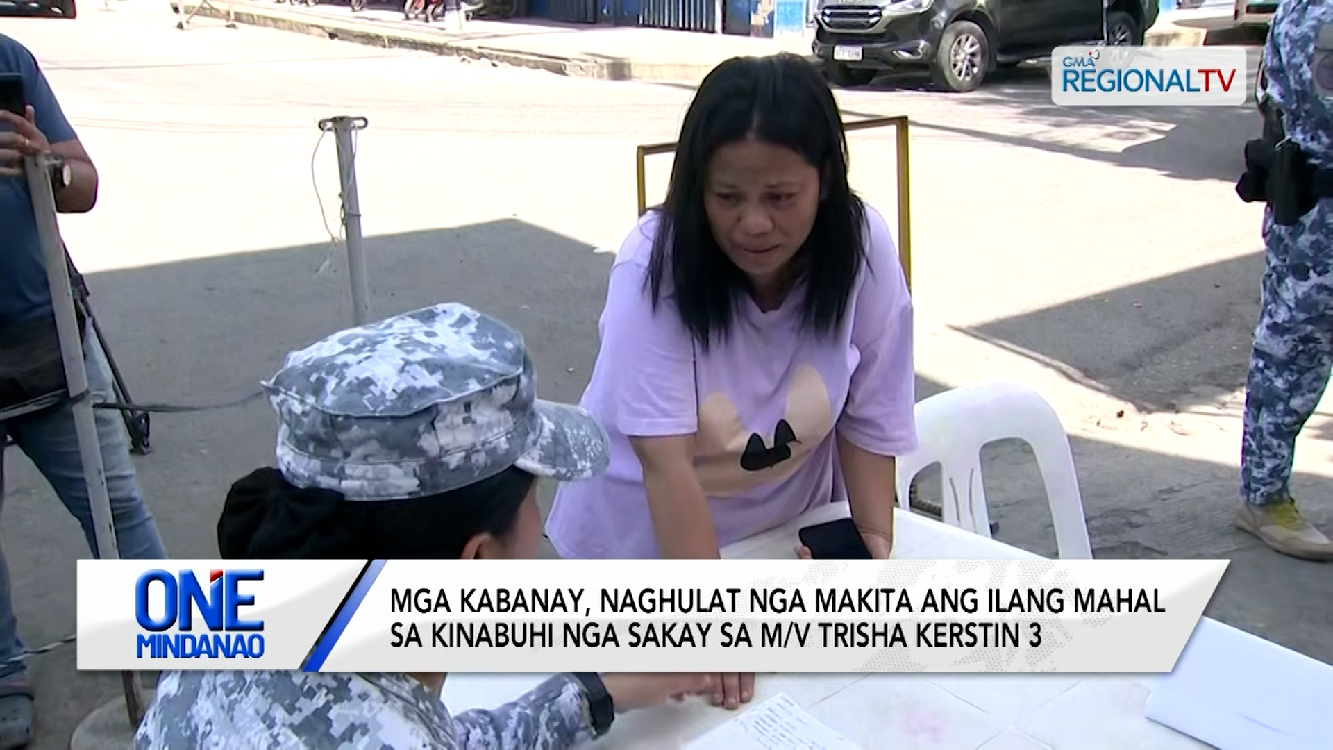 Mga kabanay, naghulat nga makita ang sakay sa M/V Trisha Kerstin 3  | One Mindanao