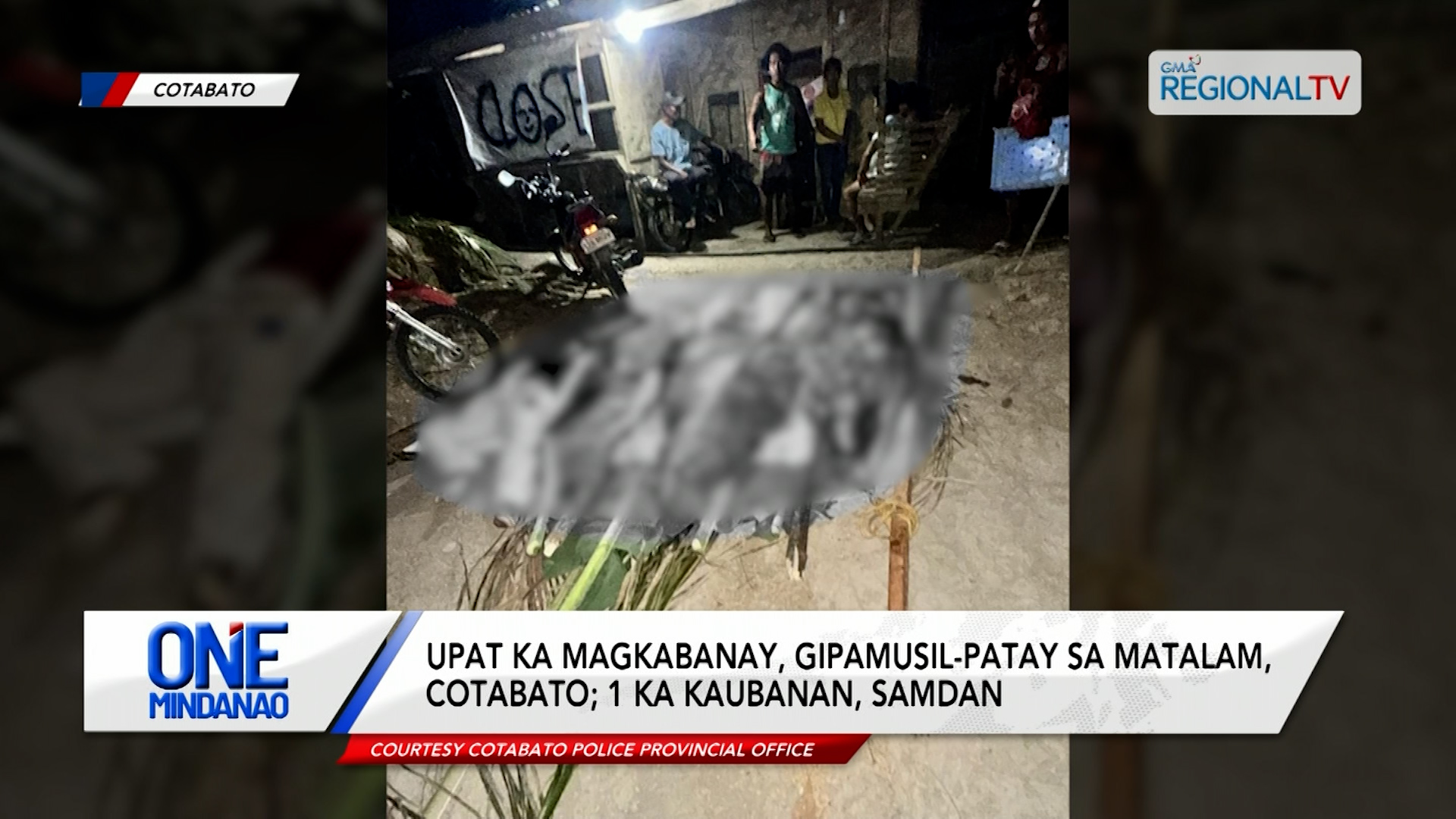 Gipamusil-patay sa Matalam, Cotabato | One Mindanao