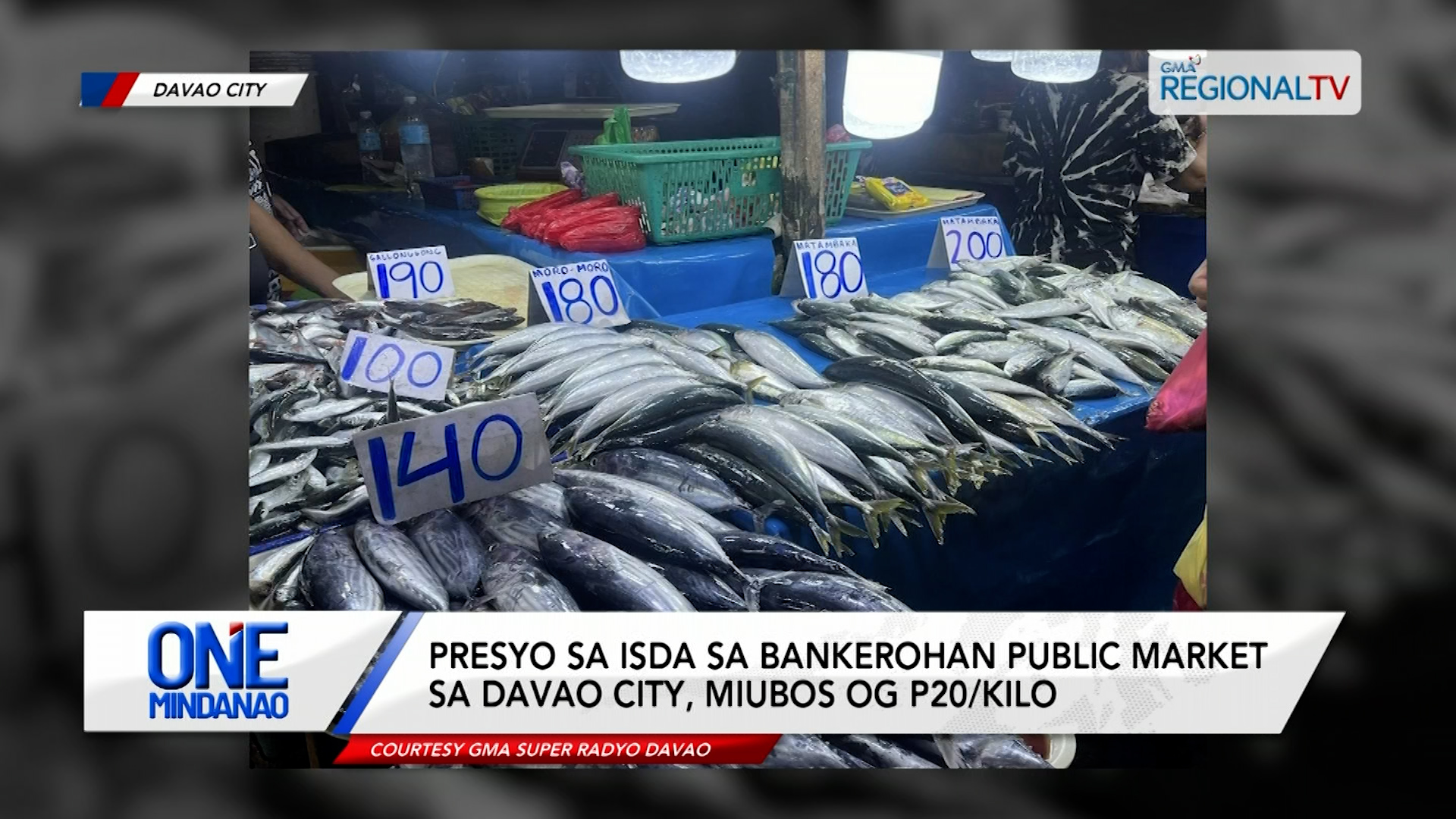 Presyo sa isda sa Davao City, miubos | One Mindanao