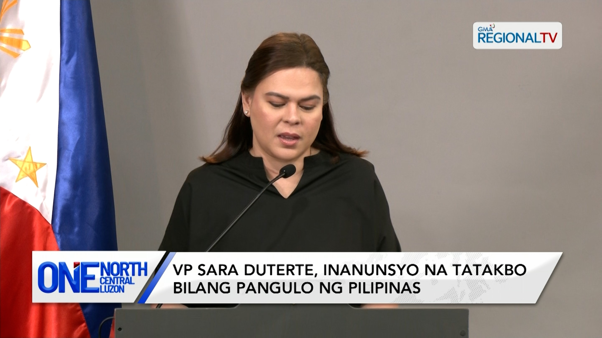 VP Sara Duterte, inanunsyo na tatakbo bilang Pangulo ng Pilipinas | One North Central Luzon