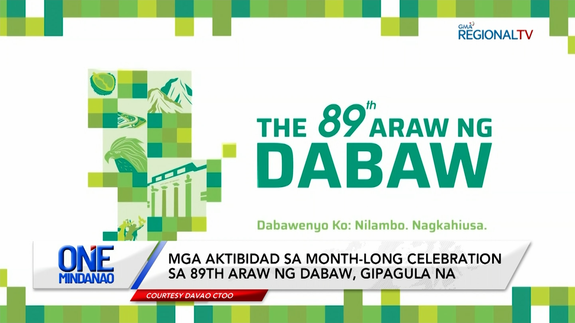 Mga aktibidad sa month-long celebration sa 89th Araw ng Dabaw, gipagula na | One Mindanao