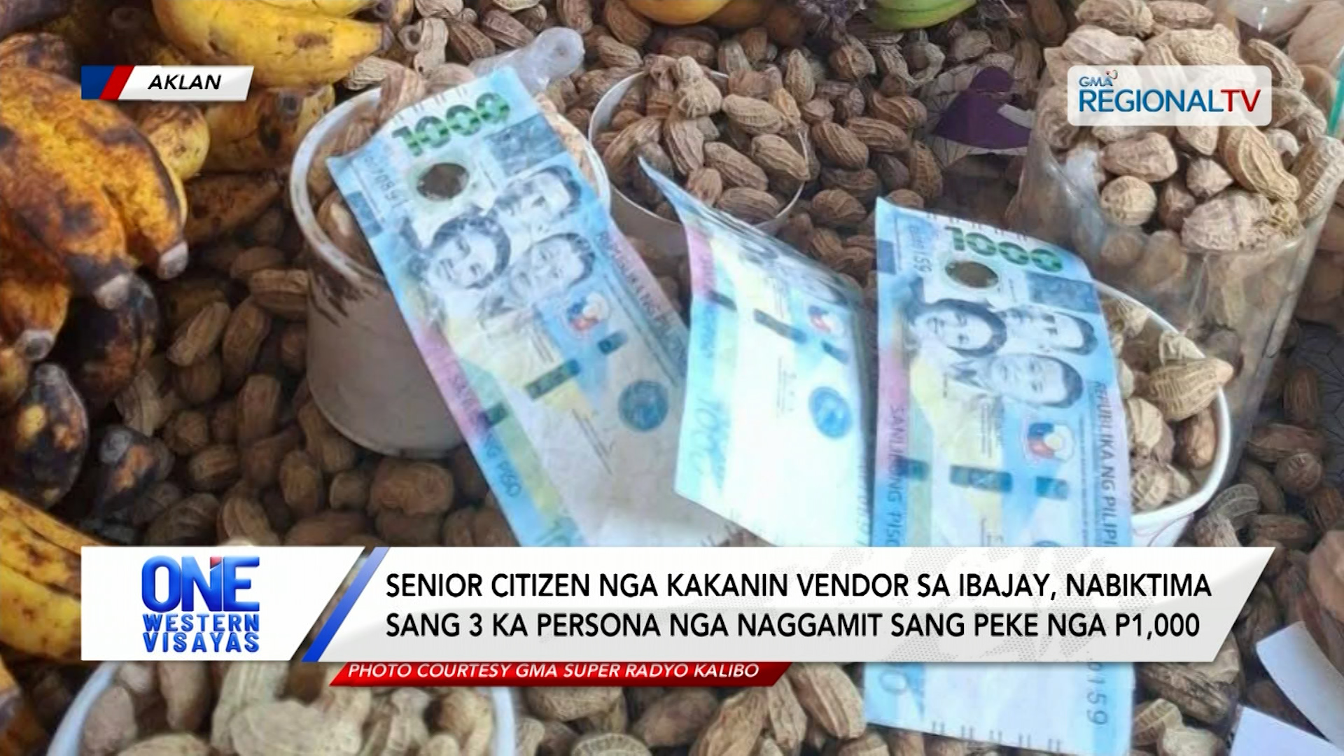 Senior citizen nga vendor sa Ibajay, nabiktima sang 3 ka peke nga P1,000 | One Western Visayas