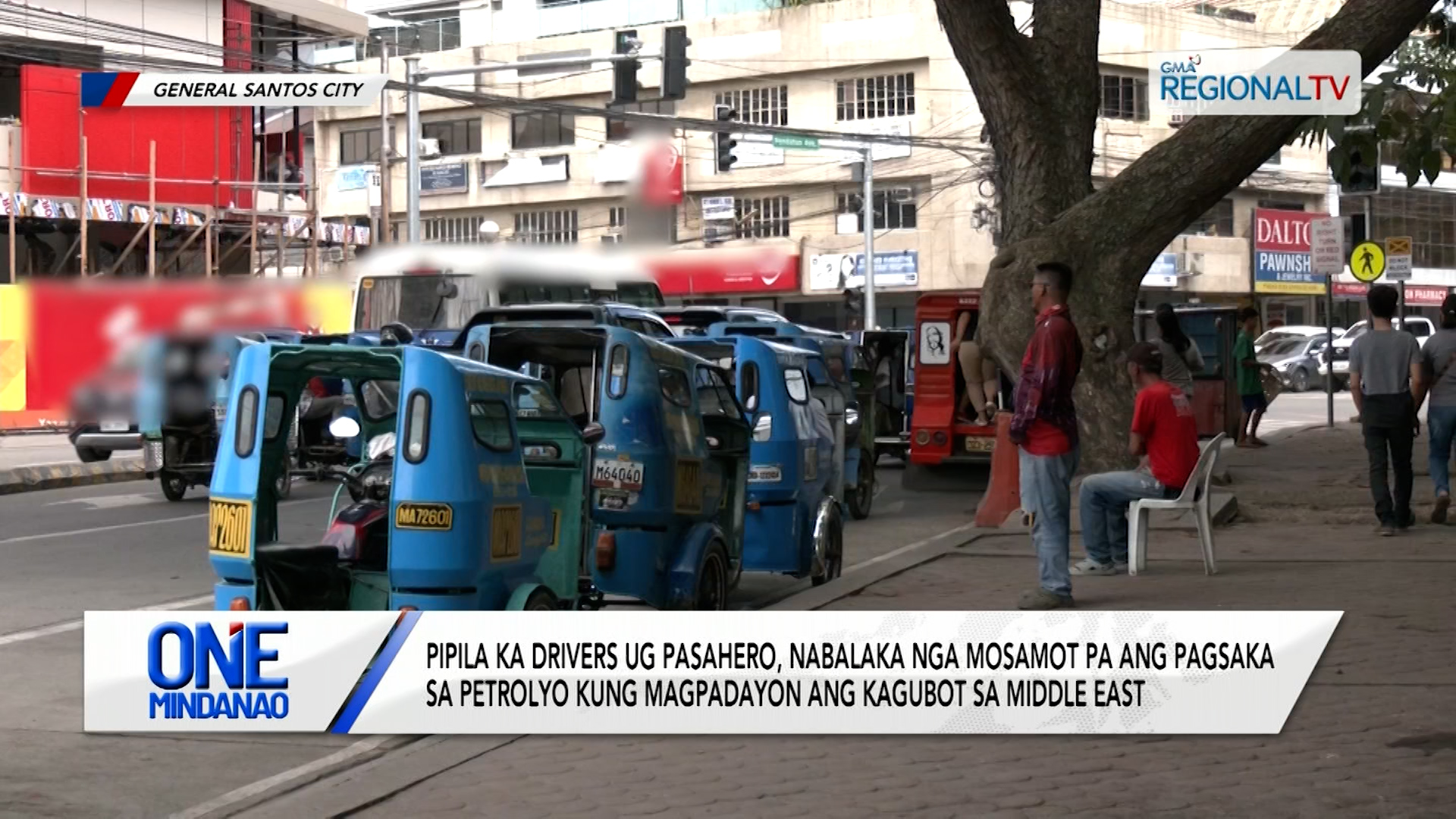 Pipila ka drivers ug pasahero, nabalaka kung magpadayon ang kagubot sa Middle East | One Mindanao