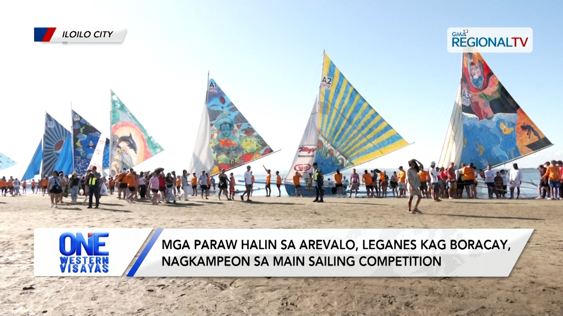 Mga Paraw halin sa Arevalo, Leganes kag Boracay, nagkampeon sa kompetisyon | One Western Visayas