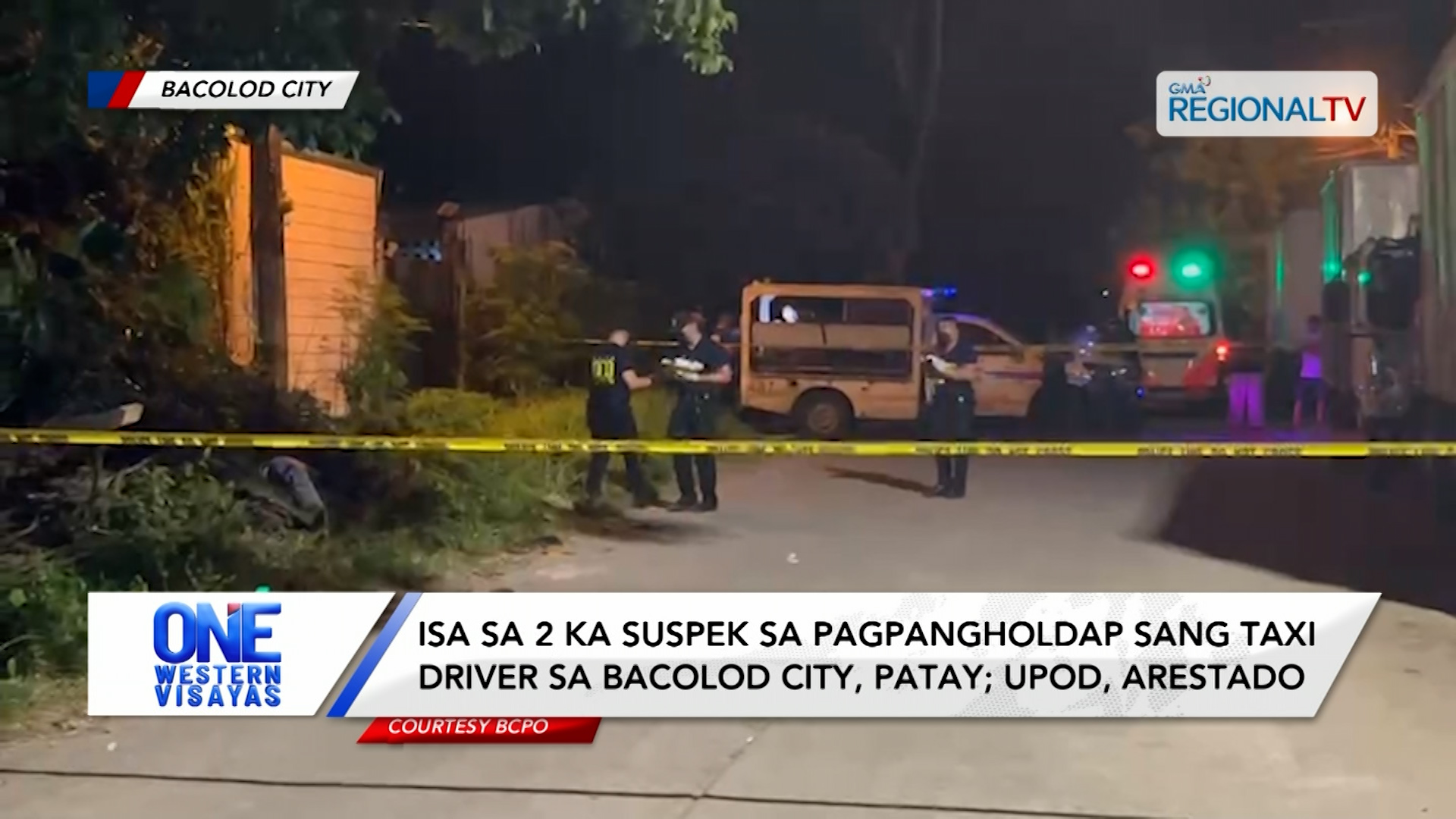 Isa sa 2 ka suspek sa pagpangholdap sang taxi driver sa Bacolod City, patay | One Western Visayas