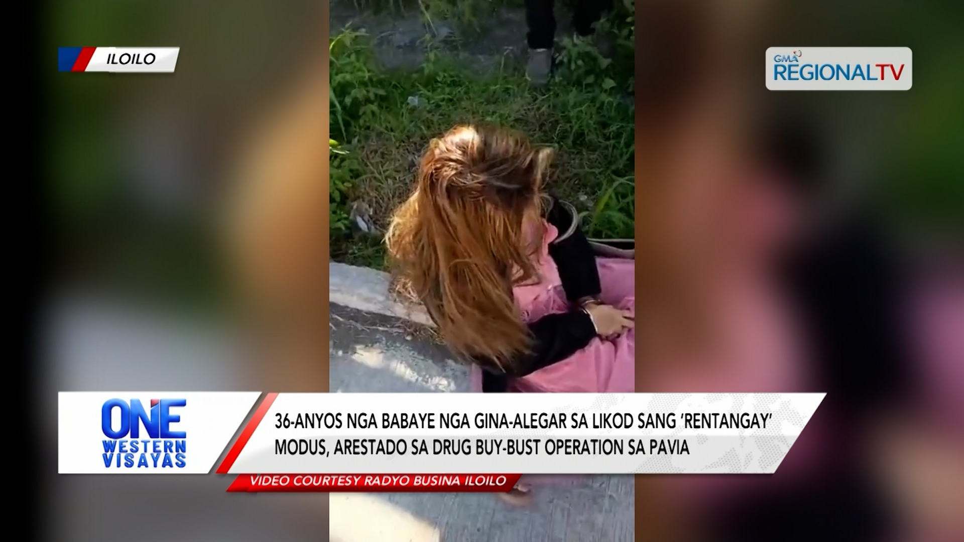 Babaye nga gina-alegar sa likod sang ‘rentangay,’ arestado sa Pavia, Iloilo | One Western Visayas