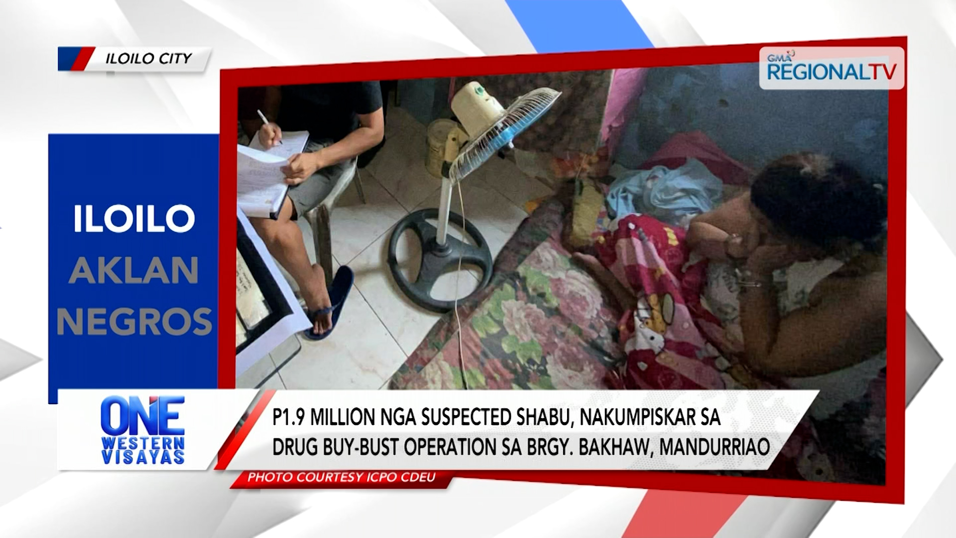 P1.9 million nga suspected shabu, nakumpiskar sa drug buy-bust operation | One Western Visayas