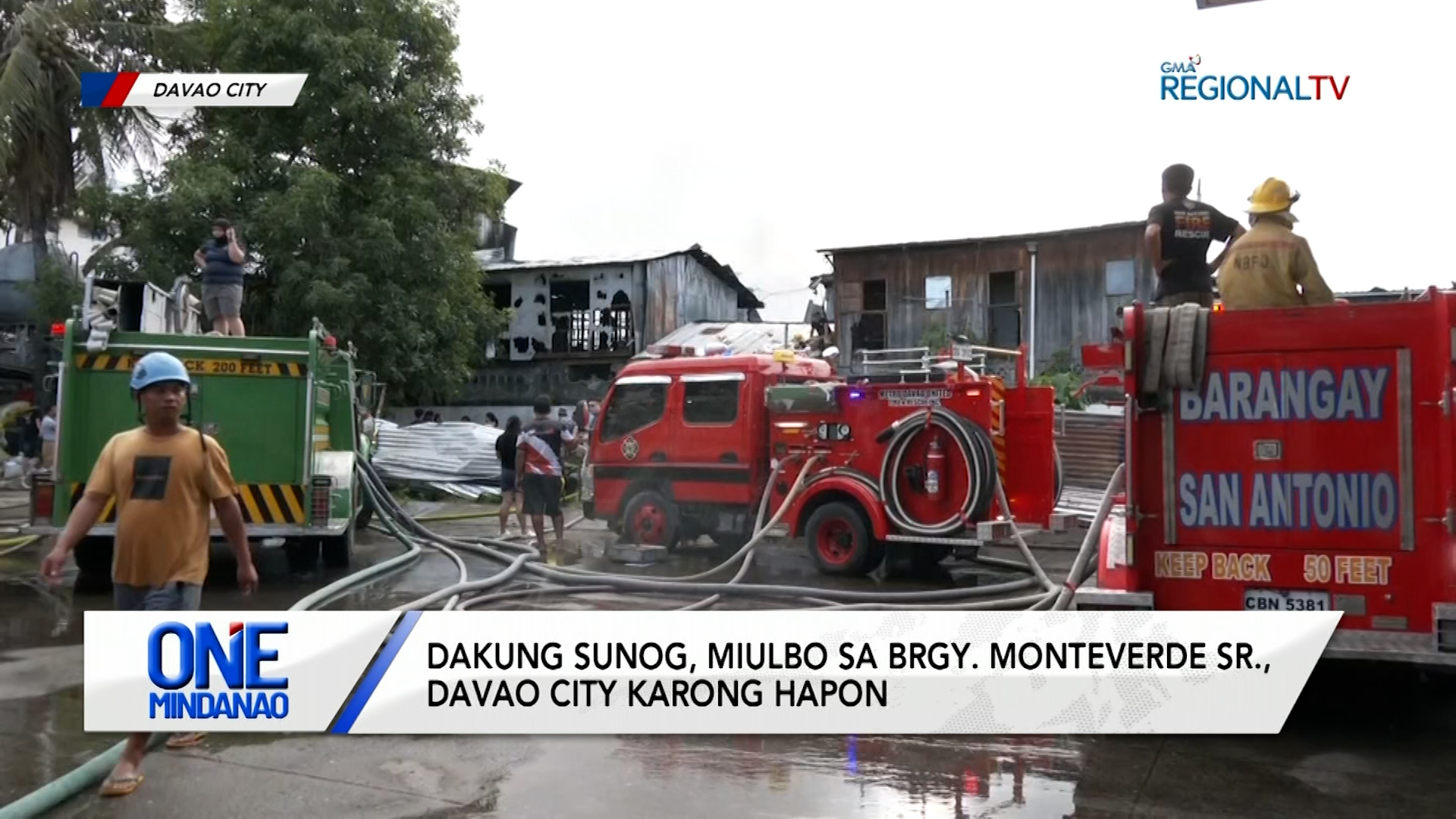 Dakung sunog, miulbo sa Brgy. Monteverde Sr., Davao City | One Mindanao