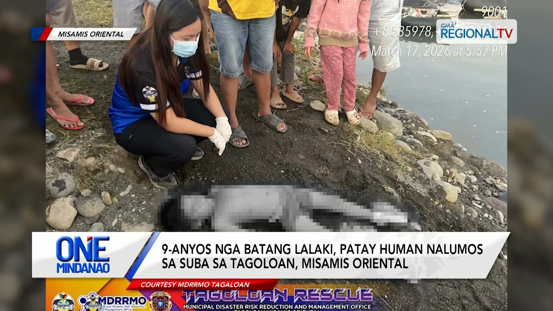 9-anyos nga batang lalaki, patay human nalumos sa suba | One Mindanao