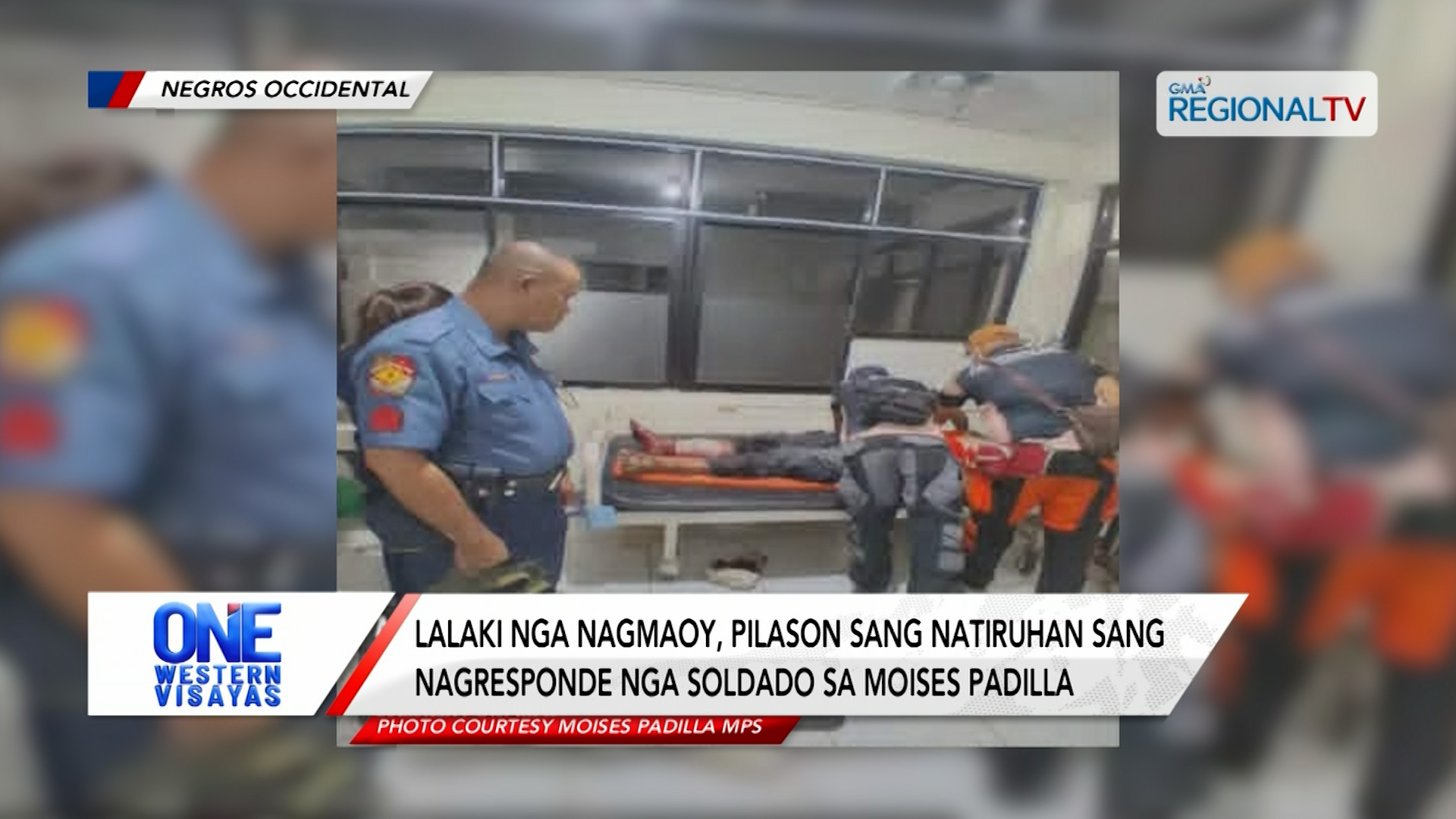 Lalaki nga nagmaoy, pilason sang natiruhan sang nagresponde nga soldado | One Western Visayas