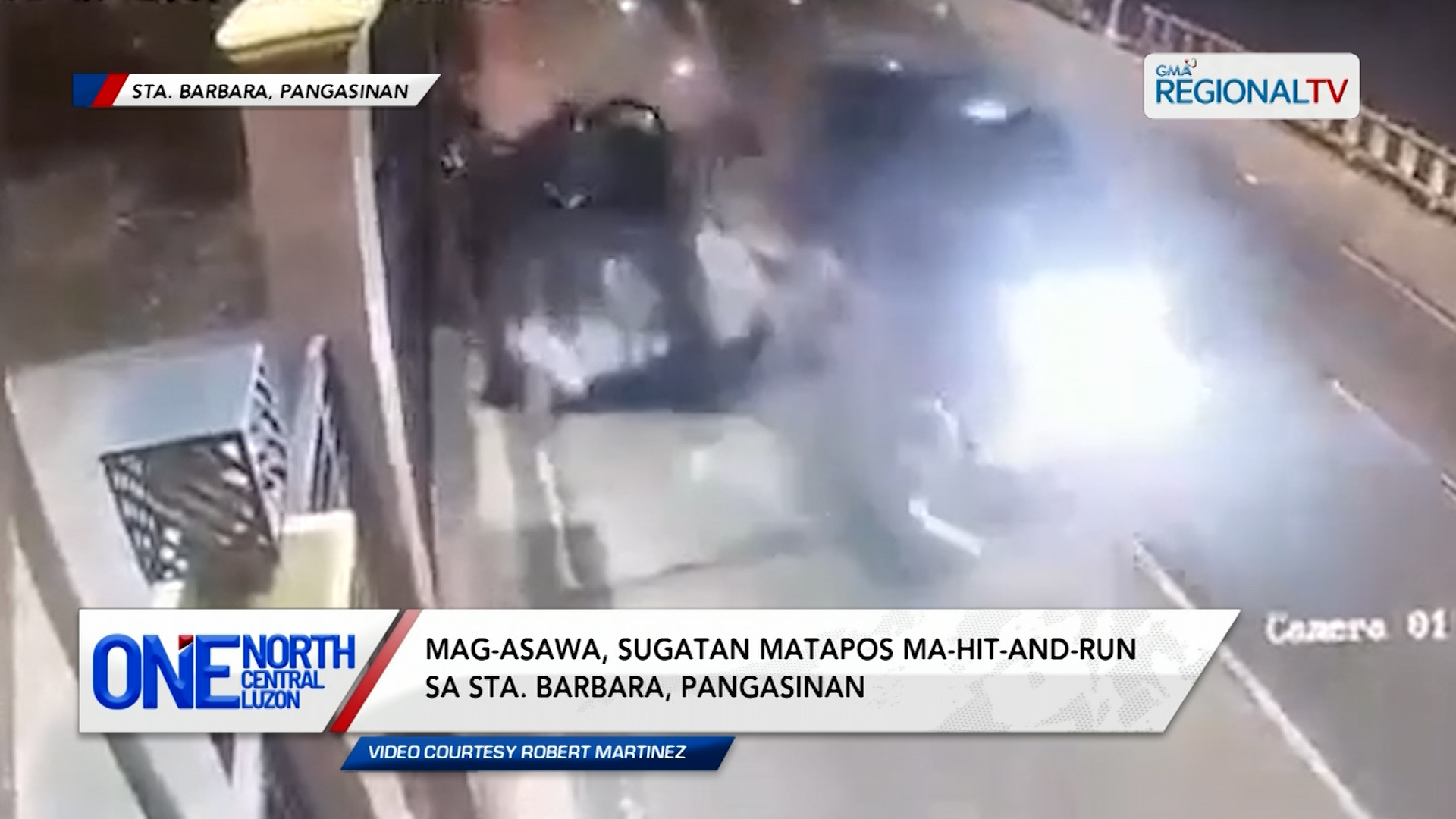 Mag-asawa, sugatan matapos ma-hit-and-run sa Sta. Barbara, Pangasinan | One North Central Luzon