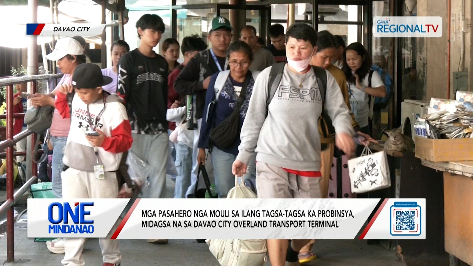 Mga pasahero midagsa na sa Davao City Overland Transport Terminal | One Mindanao