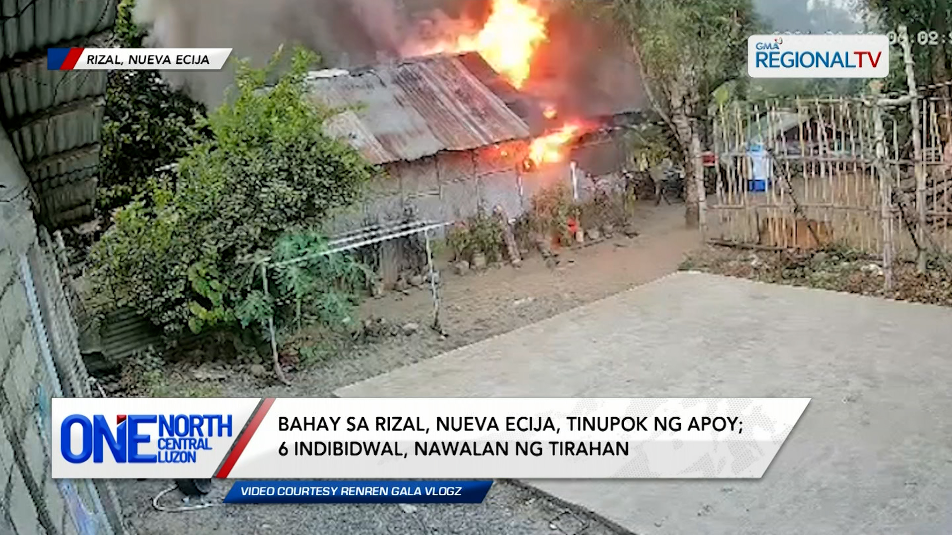 Bahay sa Rizal, Nueva Ecija, tinupok ng apoy | One North Central Luzon