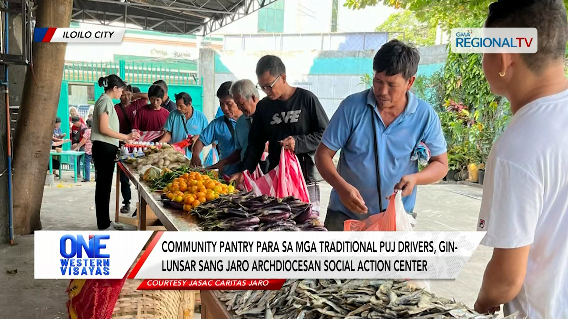 Community pantry para sa mga traditional PUJ drivers, ginlunsar sang JASAC | One Western Visayas