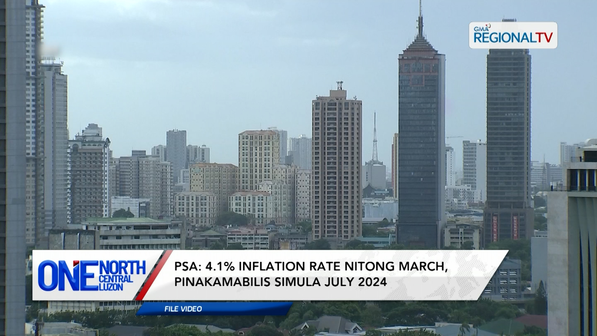 PSA: 4.1% inflation rate nitong March, pinakamabilis simula July 2024 | One North Central Luzon