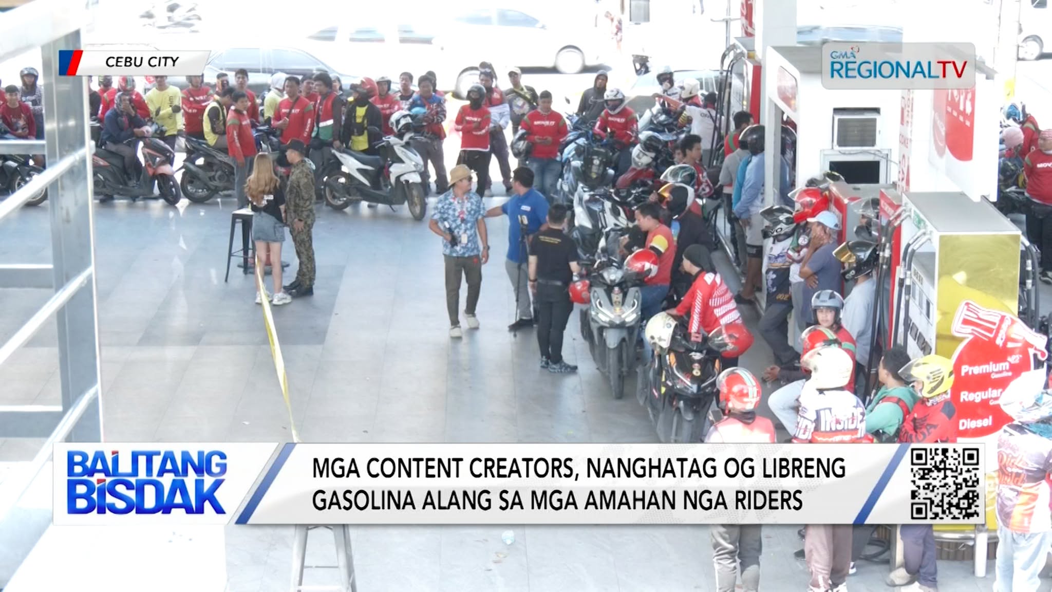 Mga Content Creators, Nanghatag og Libreng Gasolina alang sa mga Amahan nga Riders | Balitang Bisdak