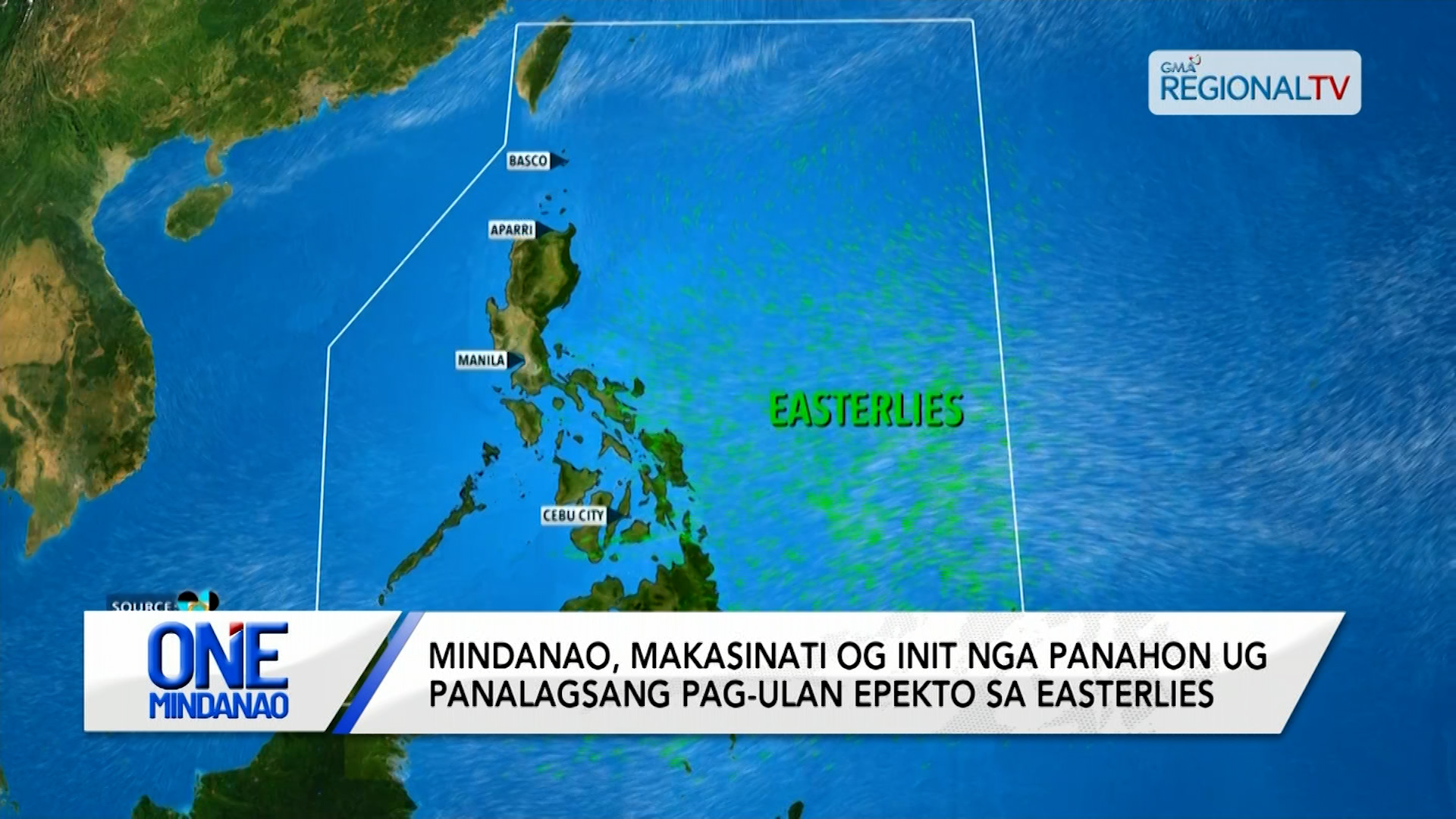 Easterlies, makaapekto sa Mindanao | One Mindanao