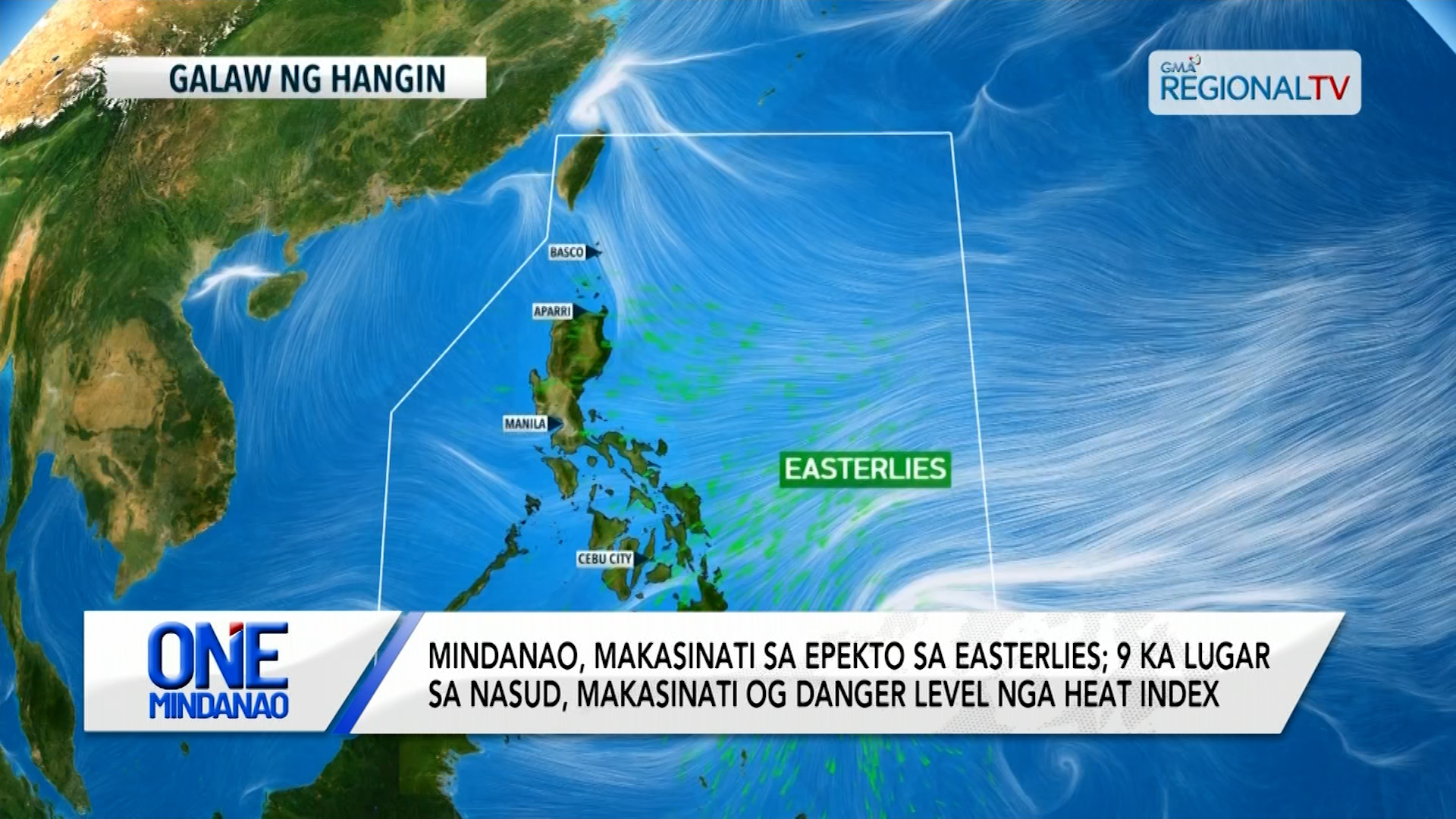 Mindanao, makasinati sa epekto sa easterlies I One Mindanao
