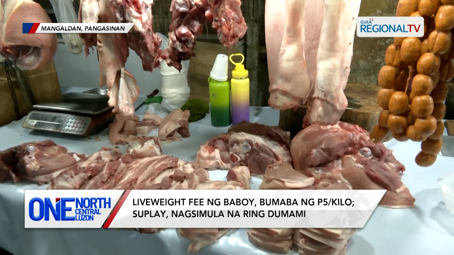 Liveweight fee ng baboy, bumaba ng P5/kilo | One North Central Luzon