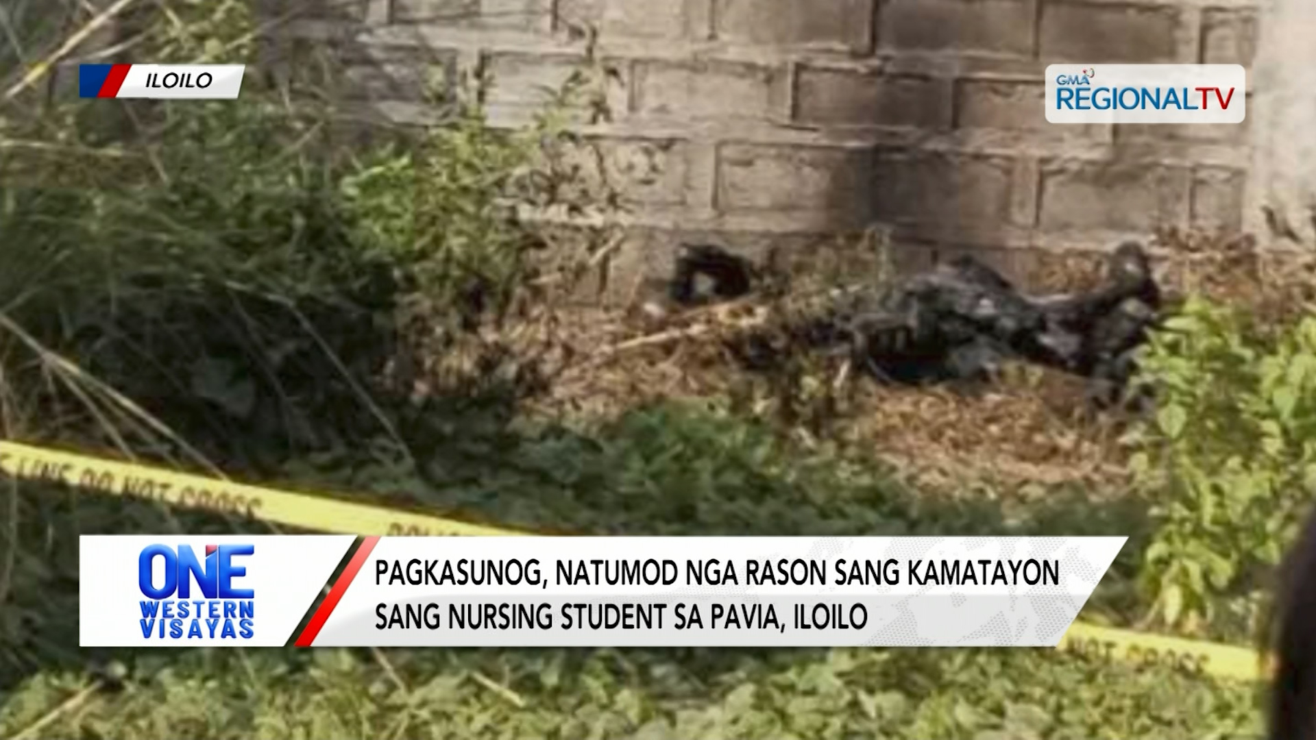 Pagkasunog, rason sang kamatayon sang nursing student sa Pavia, Iloilo | One Western Visayas
