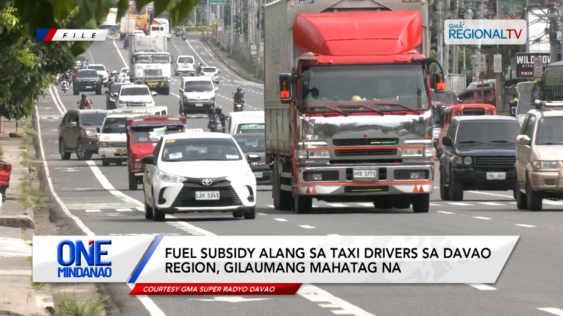 Fuel subsidy alang sa taxi drivers sa Davao Region, gilaumang mahatag na I One Mindanao