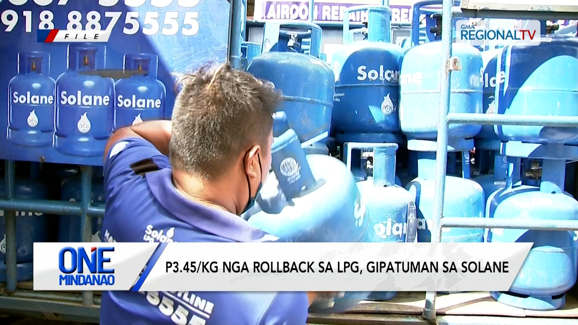 P3.45/kg nga rollback sa LPG, gipatuman sa Solane  I One Mindanao