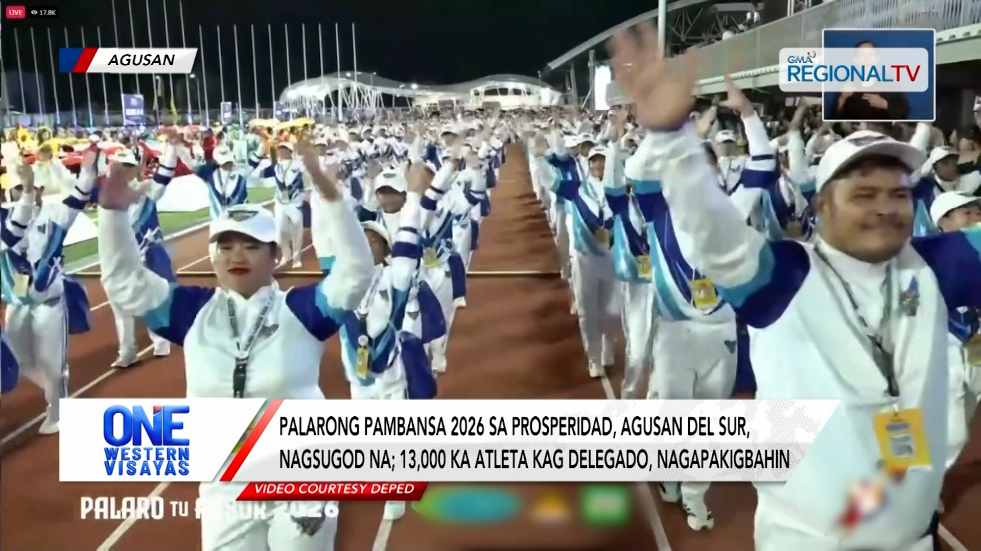 Palarong pambansa 2026 sa Prosperidad, Agusan Del Sur, nagsugod na | One Western Visayas