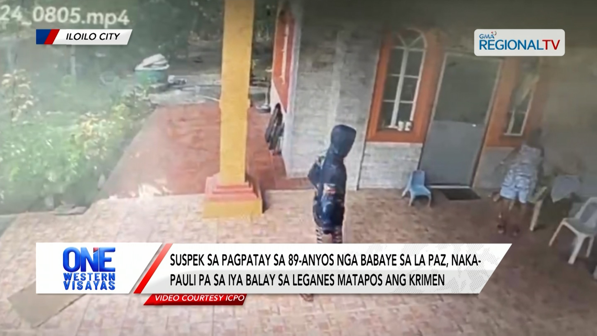 Suspek sa pagpatay sa 89-anyos nga babaye sa La Paz, nakapauli pa sa Leganes | One Western Visayas