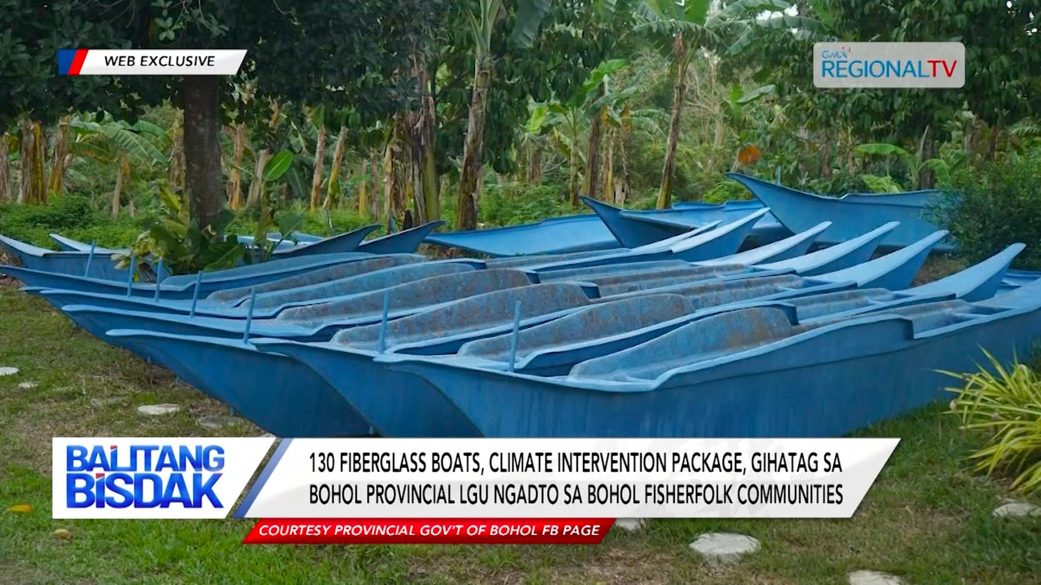 130 Fiberglass Boats, Gihatag ngadto sa Bohol Fisherfolk Communities | Balitang Bisdak