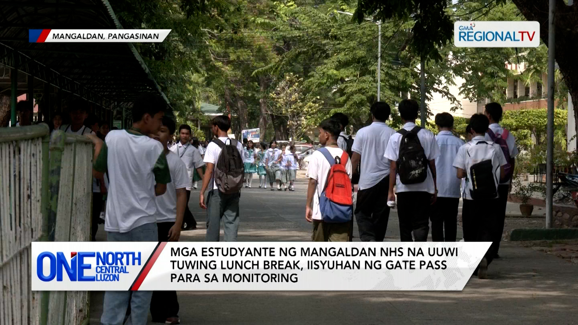 Mga estudyante na uuwi tuwing lunch break, iisyuhan ng gate pass | One North Central Luzon