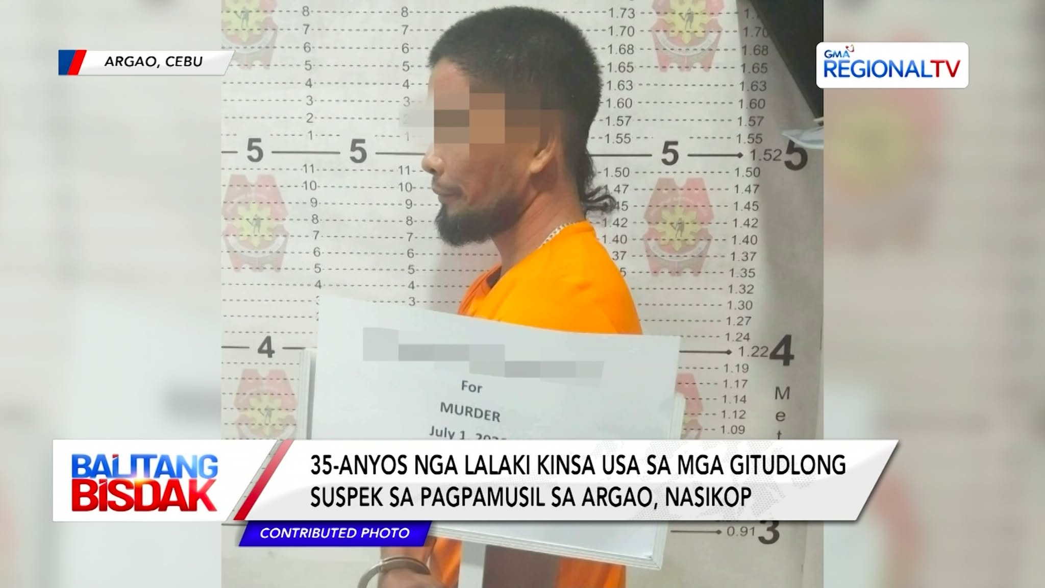 Lalaki nga Gitudlong Namusil sa Usa ka Balay sa Argao, Nasikop | Balitang Bisdak