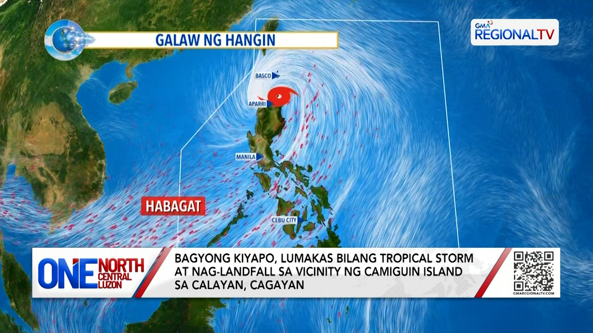 Tropical Cyclone Wind Signal, nakataas pa rin sa ilang lugar sa Luzon | One North Central Luzon