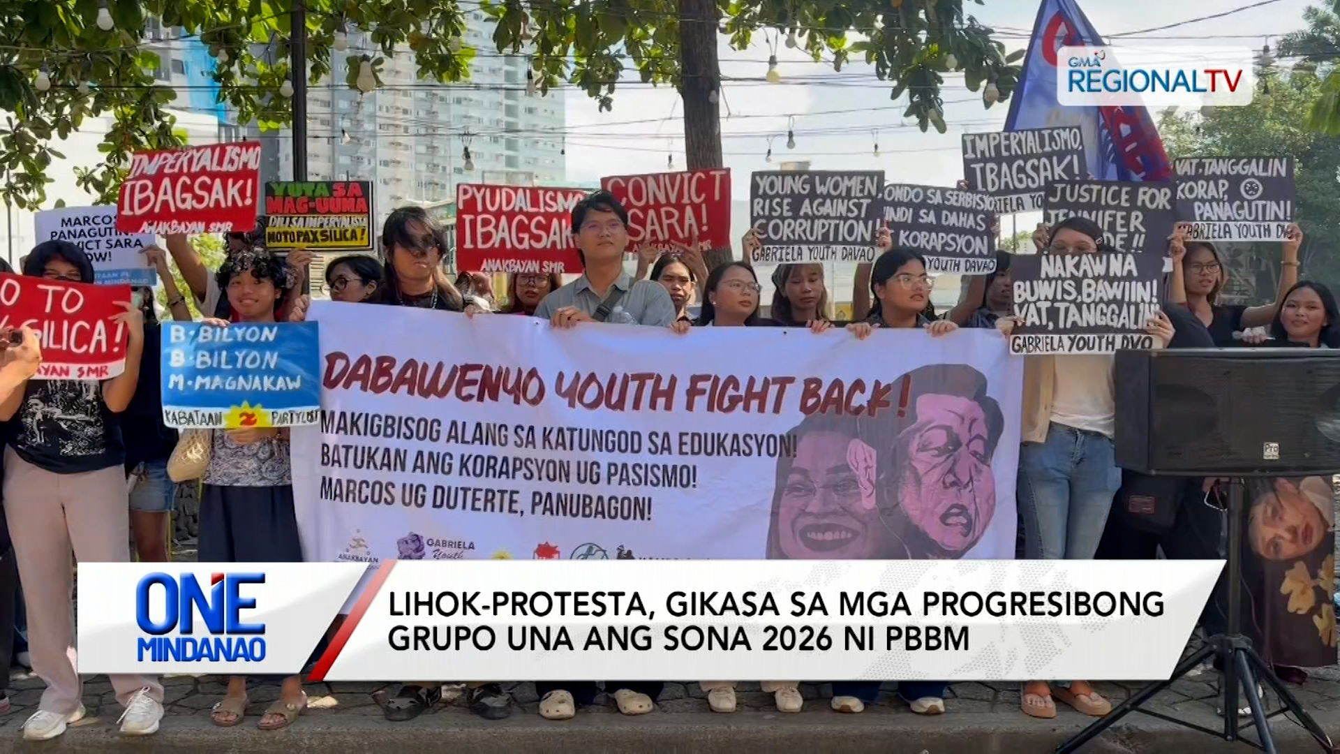 Lihok-protesta, gikasa sa mga grupo una ang SONA 2026 I One Mindanao