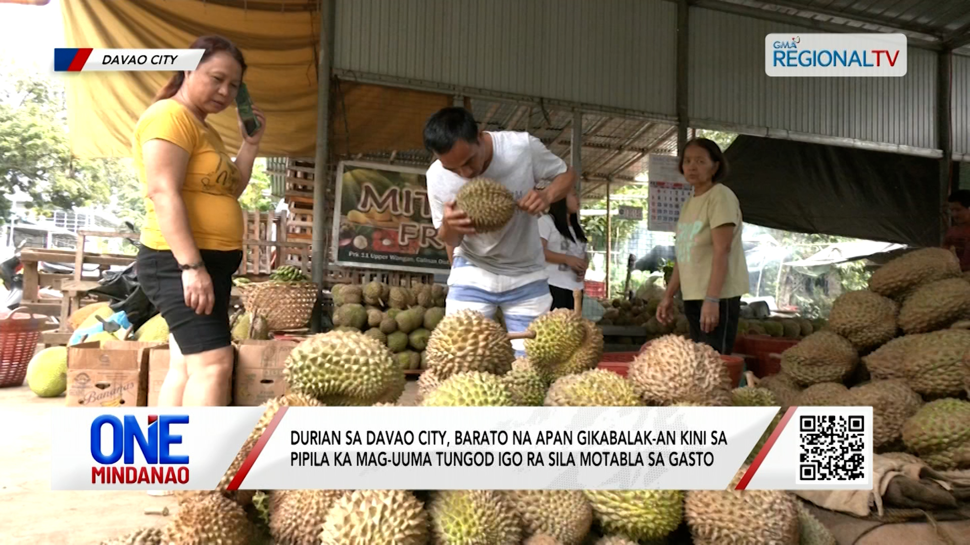 Durian, barato na apan gikabalak-an kini sa pipila ka mag-uuma I One Mindanao