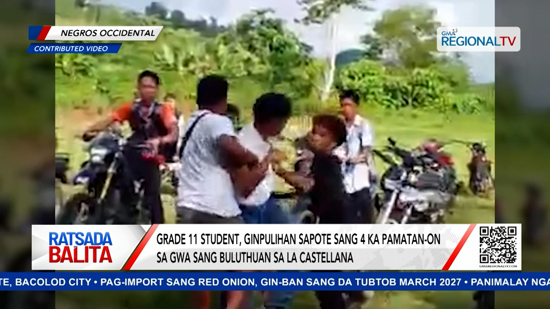 Grade 11 student, ginpulihan sapote sang 4 ka pamatan-on sa La Castellana | Ratsada Balita